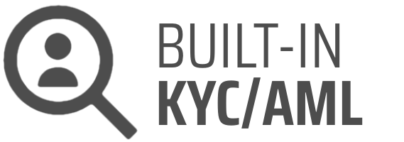 Built-in KYC/AML